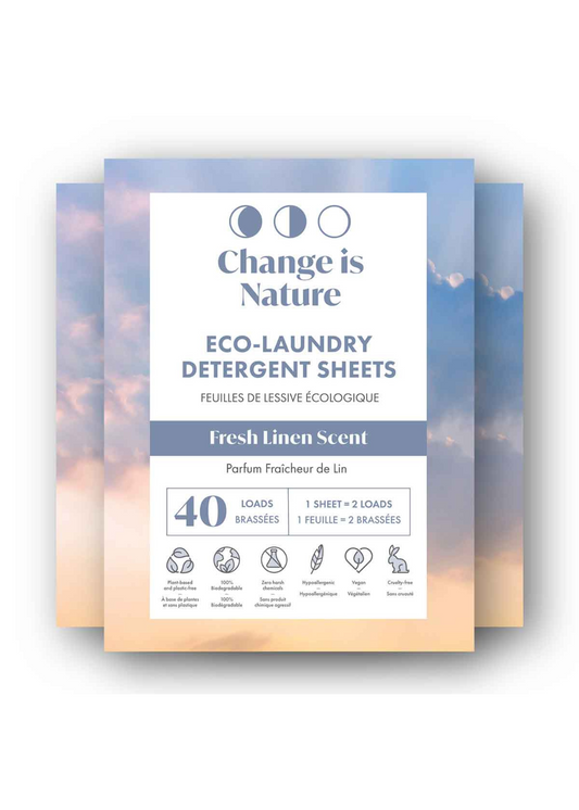CHANGE IS NATURE LAUNDRY SHEETS