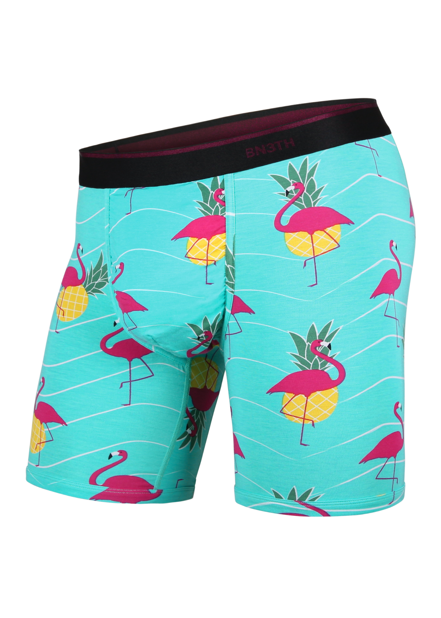BN3TH Boxer Briefs with Flamingos and Pineapples